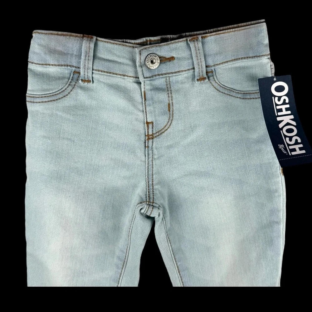 OshKosh B’gosh by Carter’s Baby Girl Jeans 18M Light Wash – Brand New with Tags - Picture 6 of 16